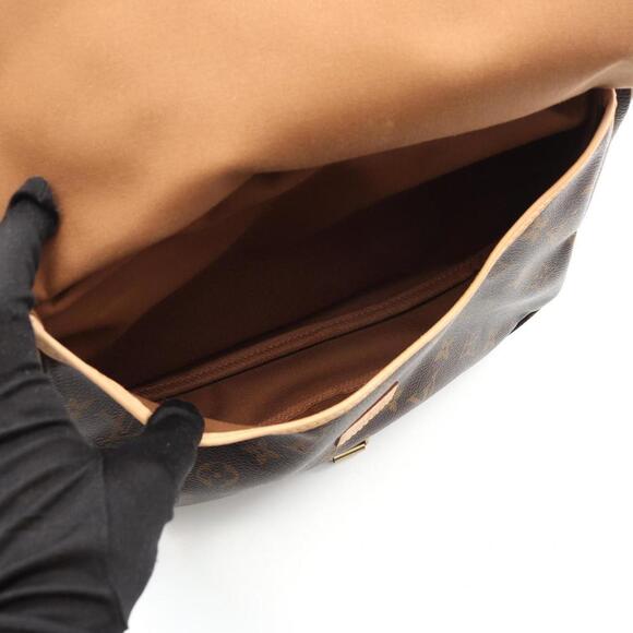 LOUIS VUITTON Brown Monogram Leather Shoulder Bag - Picture 3 of 10